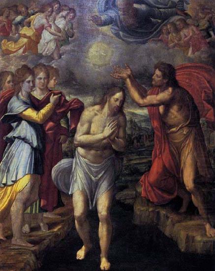 Juan Fernandez de Navarrete Baptism of Christ c china oil painting image
